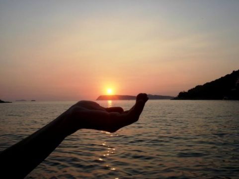 Kap sunca na dlanu... :))