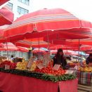 Typical market in Zagreb